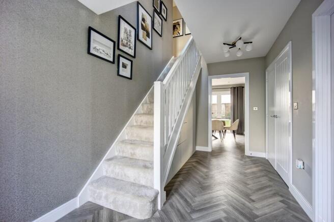 A warm welcome into the Patterham, with a stylish entrance hall