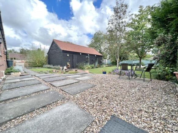 Patio to rear garden