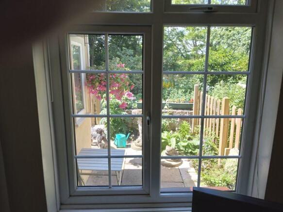 FRONT VIEW FROM SITTING ROOM