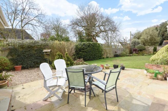 patio seating area