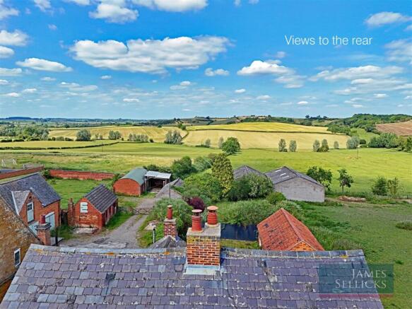 Countryside views to the rear