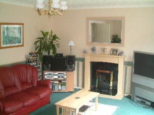 Lounge and fireplace
