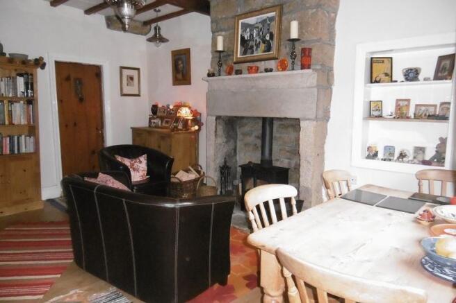 Stone Fireplace