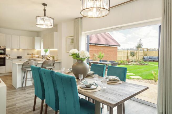 gidea house type dining room, 4 bedroom house for sale in didcot