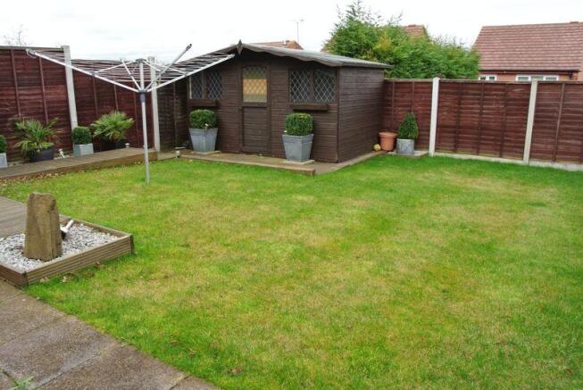 Rear gardens and...