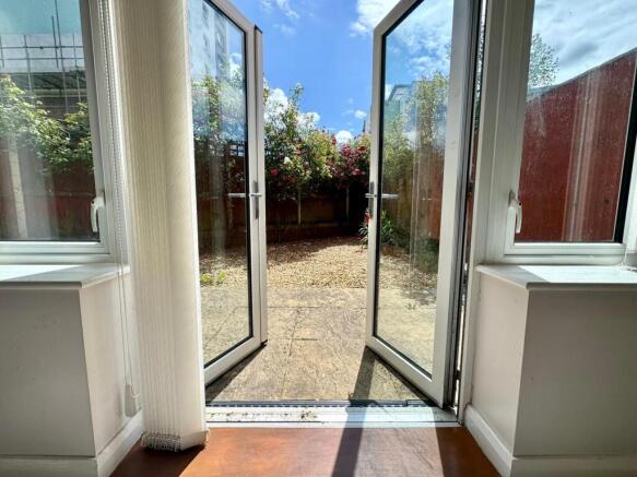 Patio Doors in Living Room