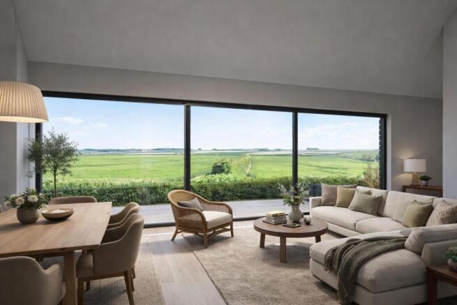 View from proposed new layout