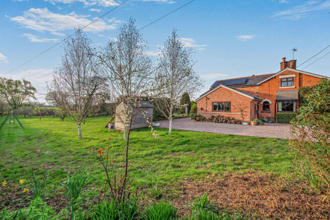 Side of house and garden