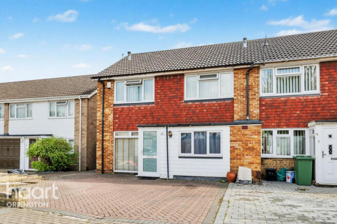 3-bed terraced on Tilbury Close, Orpington, £400,000