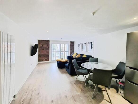 Open plan living area