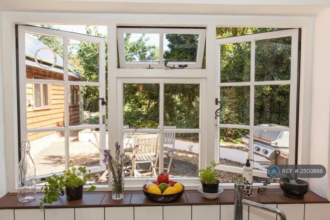 View To Garden From Kitchen