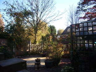 Rear of property
