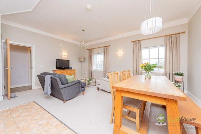 Living Area, Kitchen and Dining Area