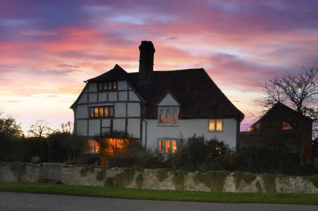 The Farmhouse at dusk