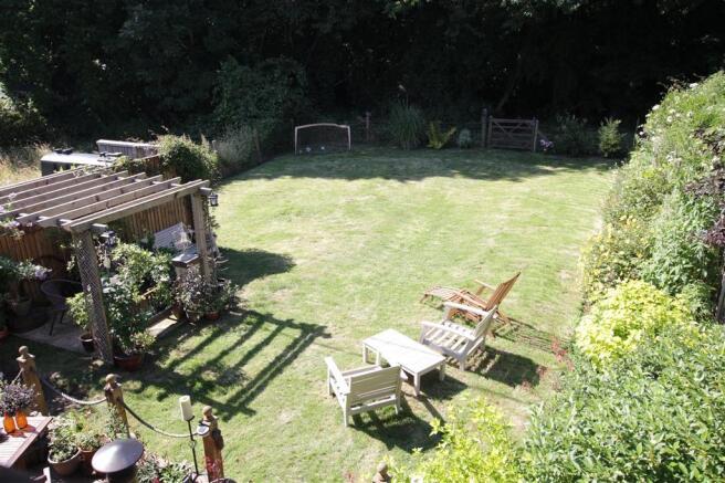 garden from window