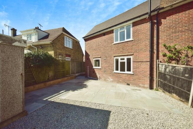 Private Rear Garden With Patio View