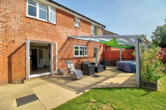 Pergola and patio area photo two