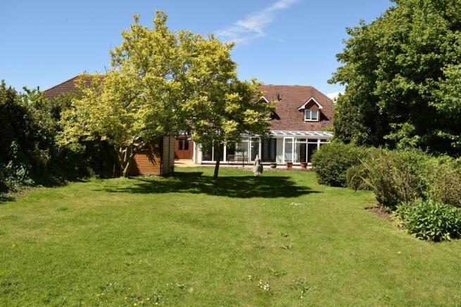 Rear of house