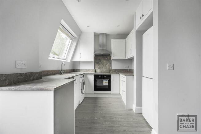 Open plan lounge and kitchen