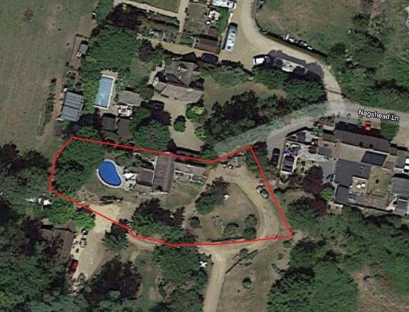Extent of plot being sold