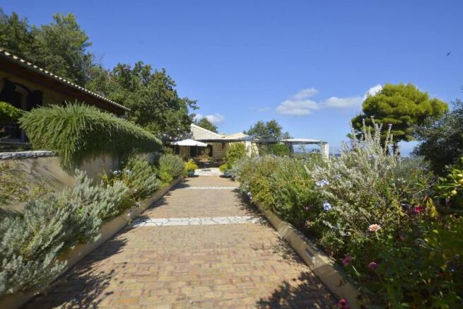 Walkway to house