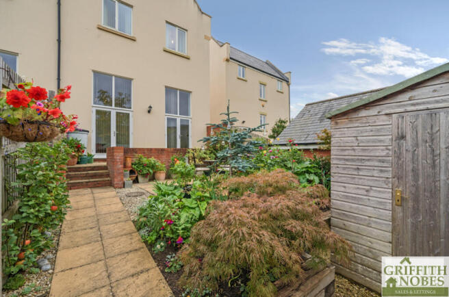 Garden path and shed