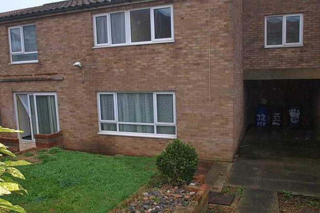 Rear of property
