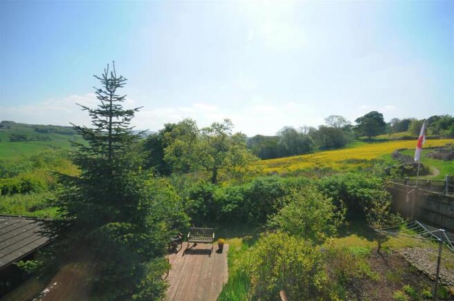 Rear garden and open views