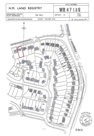 Title plan 66 Pickersleigh Rd, Malvern