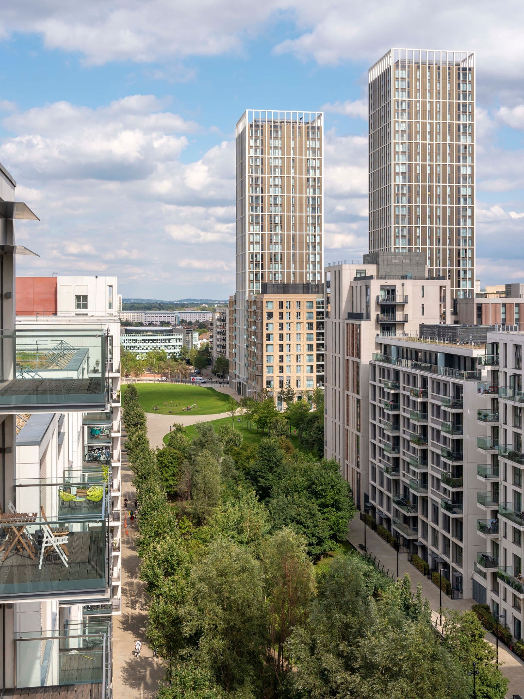 Private balcony available