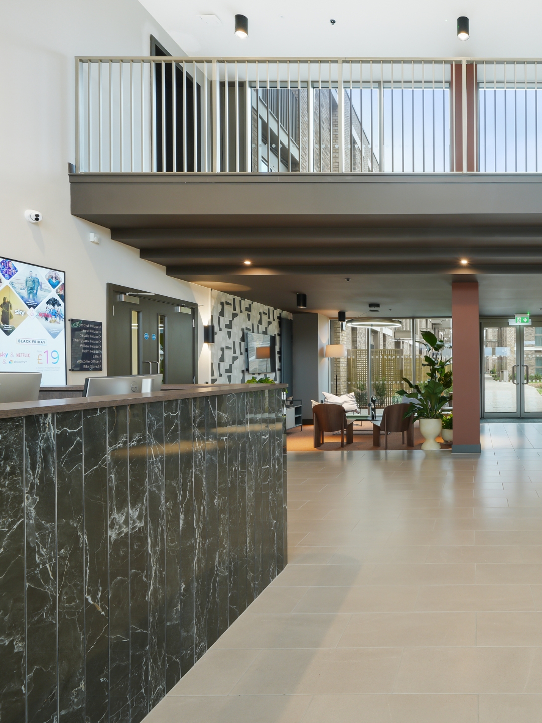 Friendly teams on-site