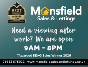 Get brand editions for Mansfield Sales and lettings, Covering Nottinghamshire, Derbyshire and Lincolnshire