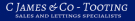 C James & Co, Tooting Estate Agent Logo