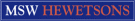 MSW Hewetsons, Clitheroe Estate Agent Logo