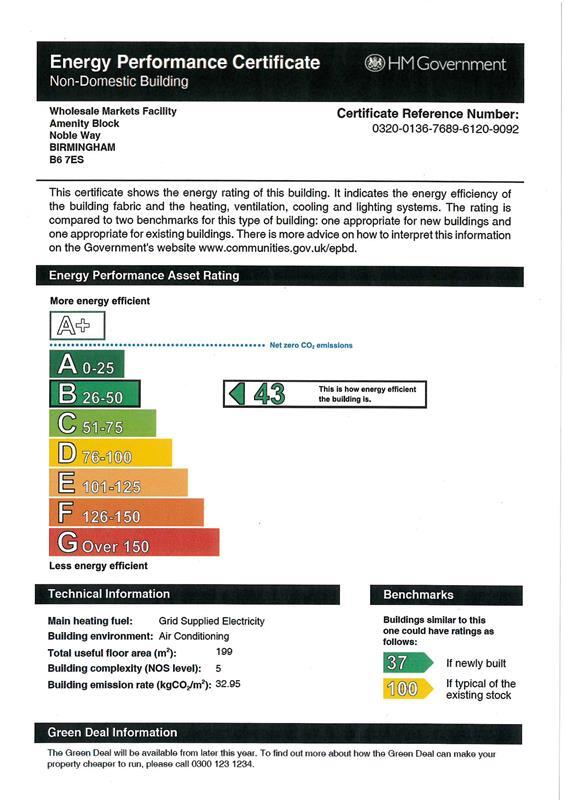 Energy performance certificate: Ask agent