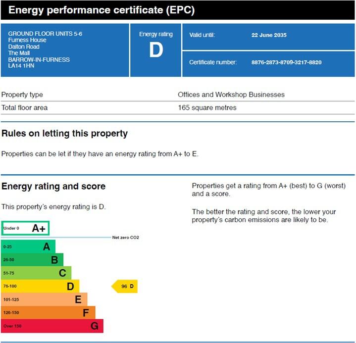 Energy performance certificate: Ask agent