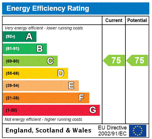 Energy Performance Certificate for 2 Mounts Bay Lodge 
