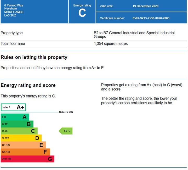 Energy performance certificate: Ask agent