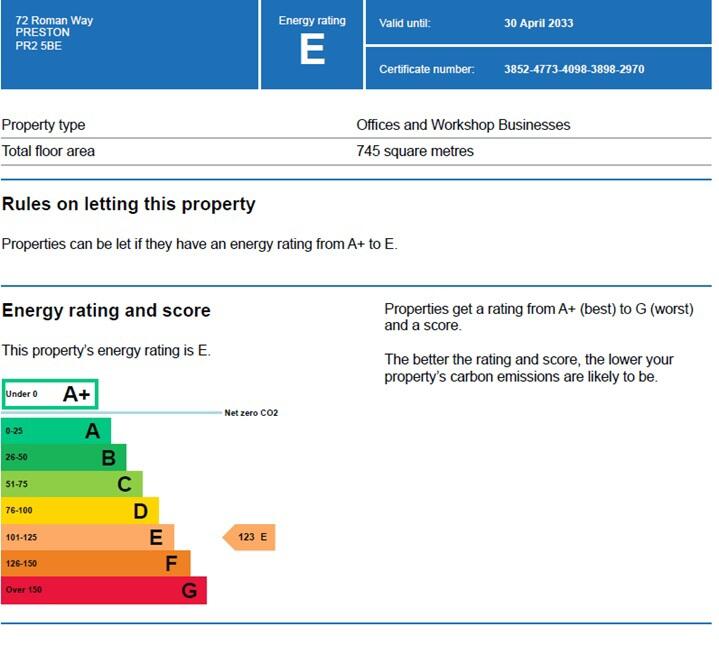 Energy performance certificate: Ask agent