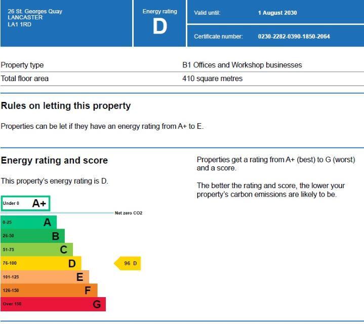 Energy performance certificate: Ask agent