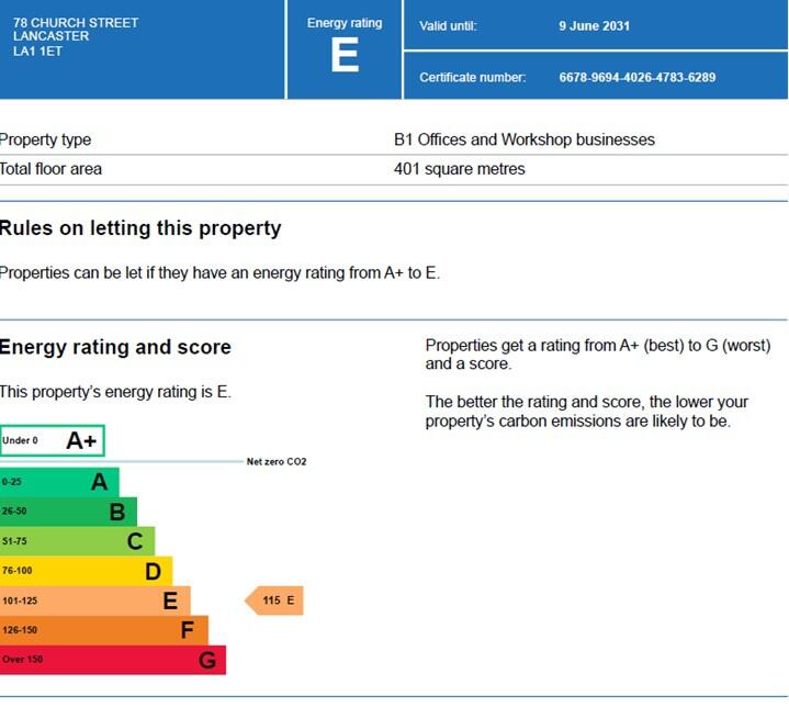 Energy performance certificate: Ask agent