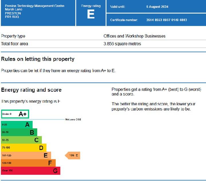 Energy performance certificate: Ask agent