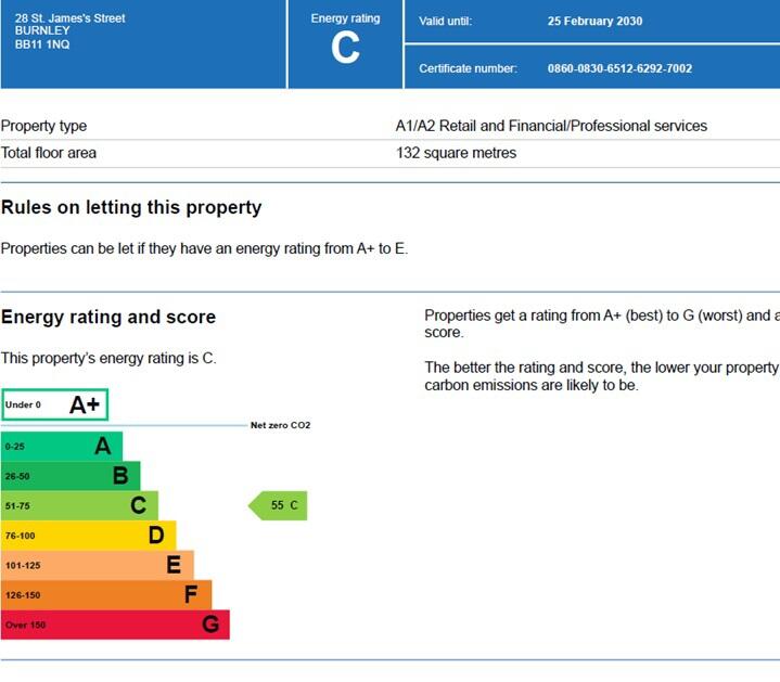 Energy performance certificate: Ask agent