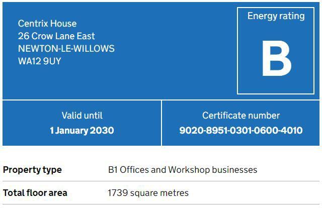 Energy performance certificate: Ask agent