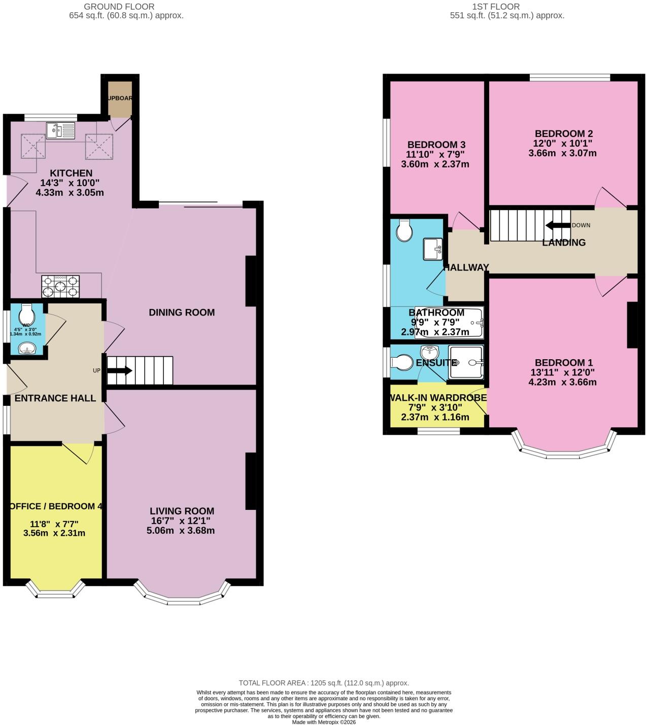 The Fairway, Bickley floorplan
