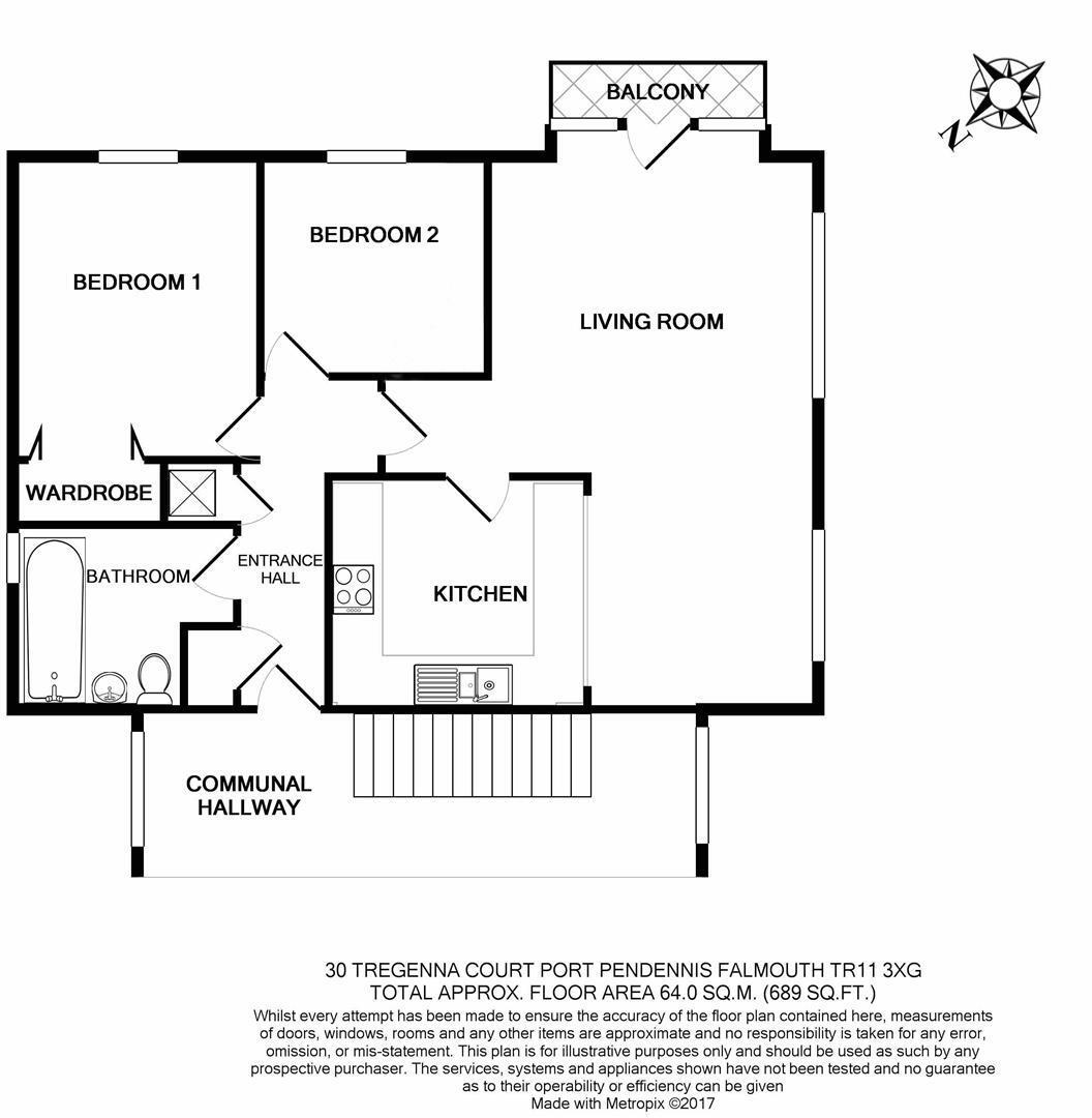 Tregenna Court, Port Pendennis, Falmouth floorplan