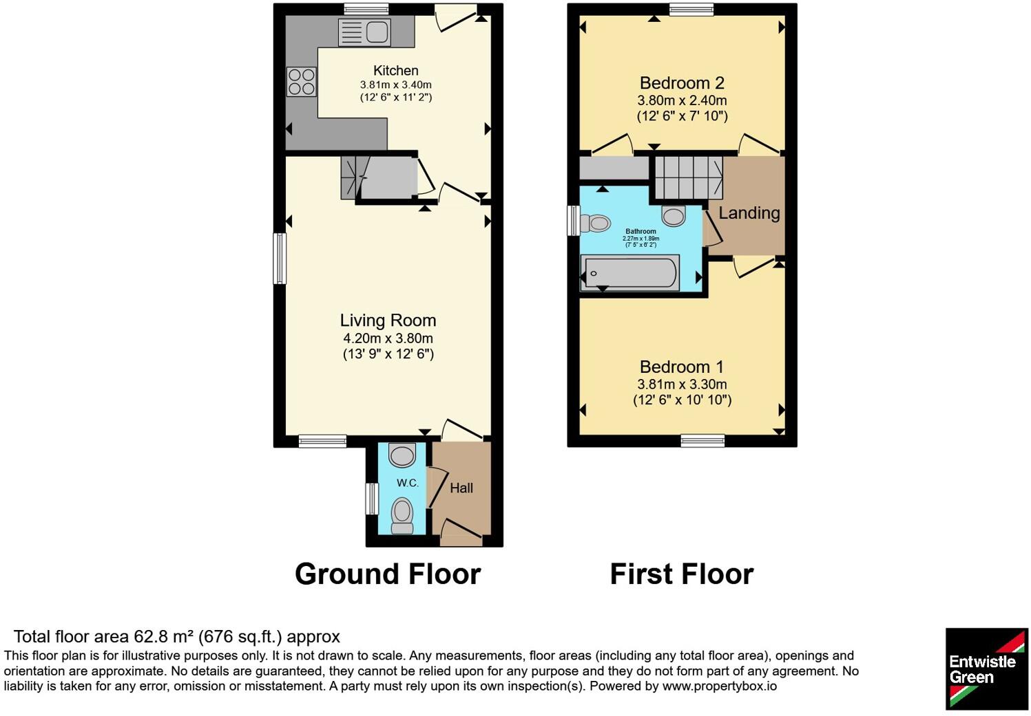 Park Gate Close, Hapton, Burnley, Lancashire, BB12 floorplan