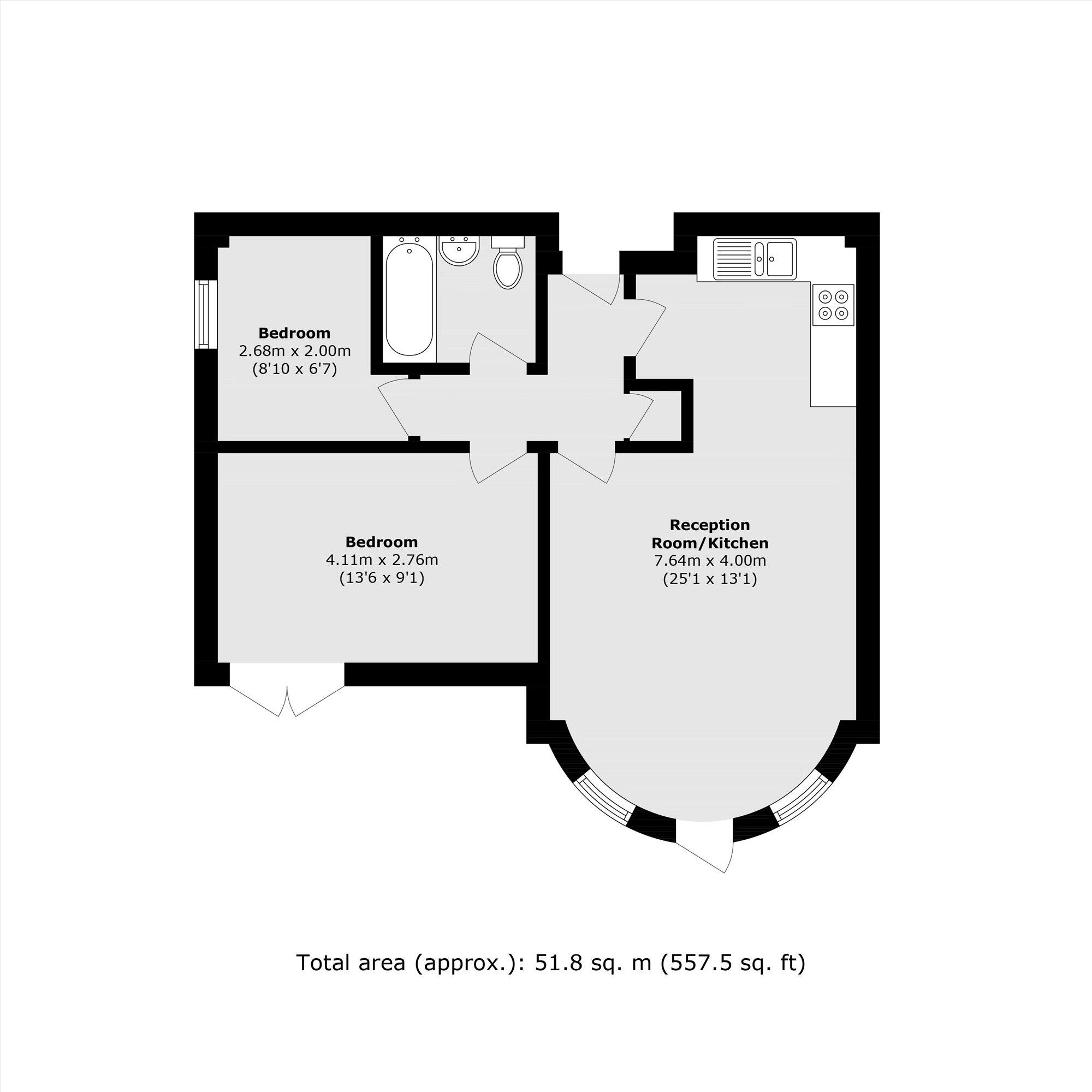 Altenburg Gardens, Battersea floorplan