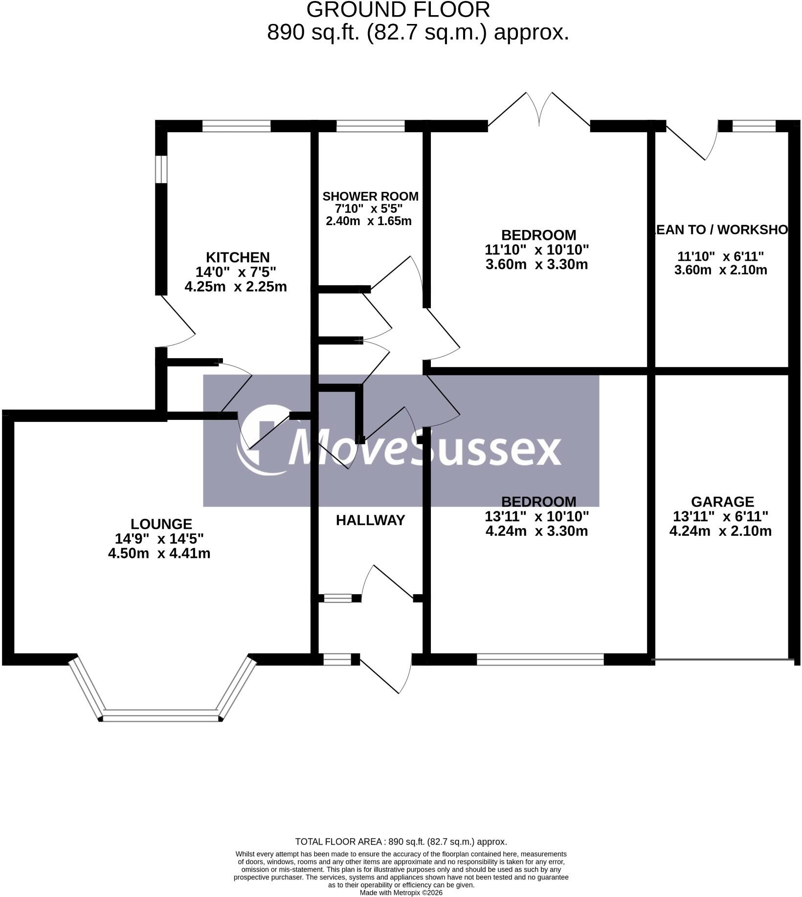 Hyperion Avenue, Polegate, East Sussex, BN26 floorplan