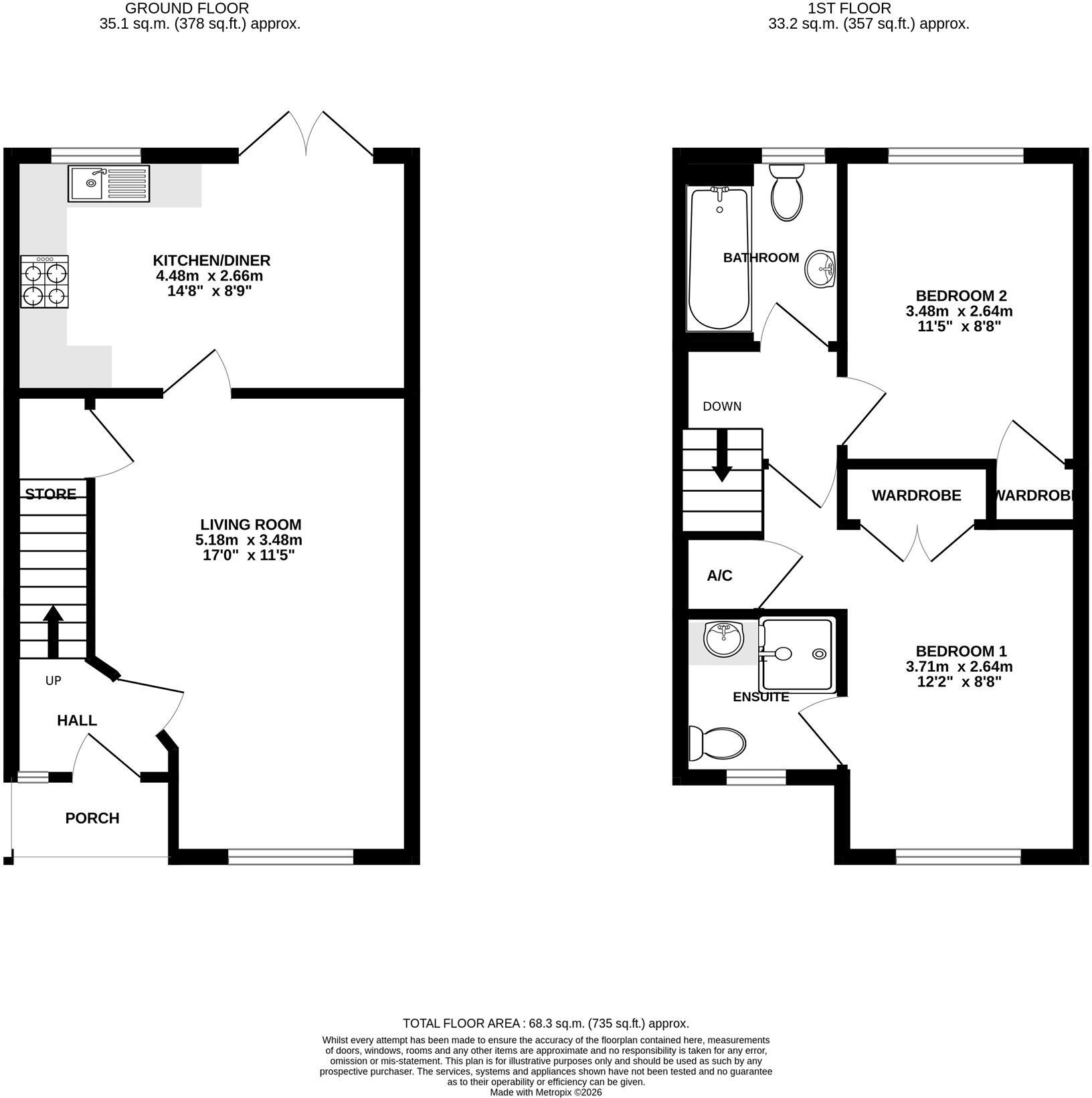German Road, Bramley, Hampshire floorplan